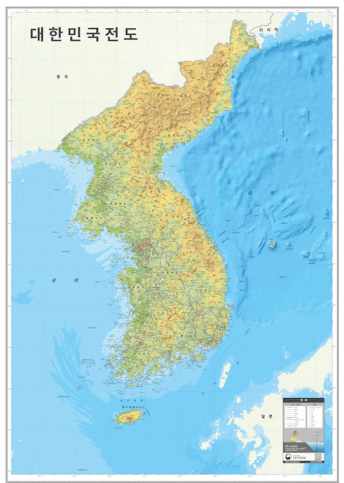 우리나라 지도 크게보기